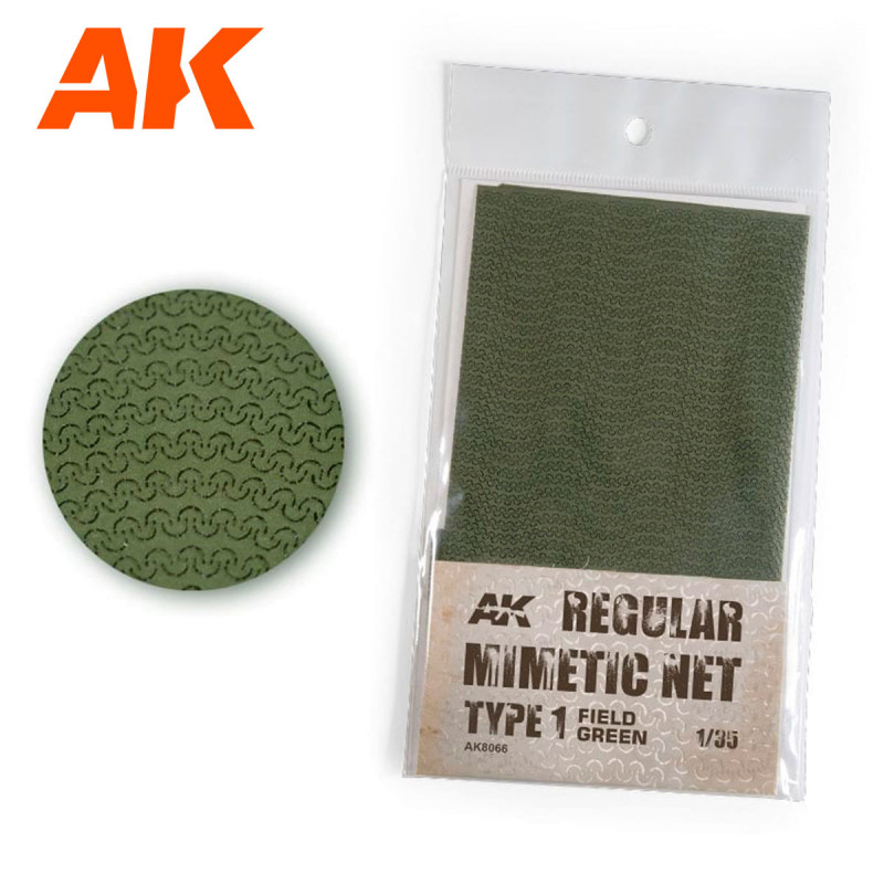AK® Filet de camouflage moderne field green type 1 1:35 AK8066