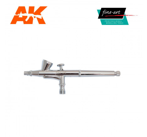 AK® fine-art Aérographe double action professionnel 0.2 / 0.3 / 0.5 mm FA-136AT