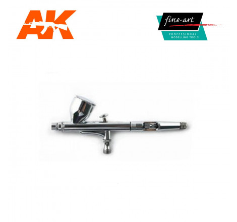 AK® fine-art Aérographe double action professionnel 0.2 mm FA-180X