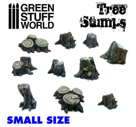 Green Stuff World® Petites souches d'arbres (x10)