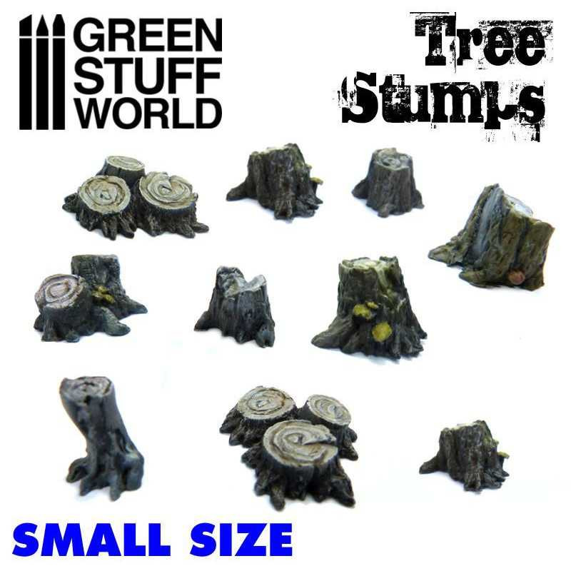 Green Stuff World® Petites souches d'arbres (x10)
