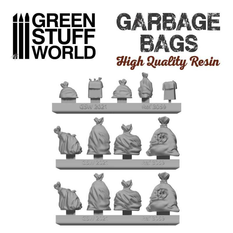 Green Stuff World® Sacs poubelles en résine (x13)