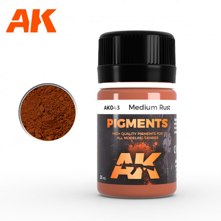 AK® Pigment Medium Rust AK043