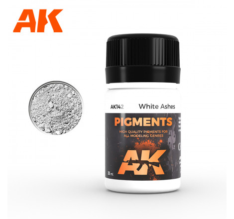 AK® Pigment White Ashes (cendre blanche) référence AK142