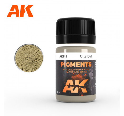 AK® Pigment City Dirt (saleté) référence AK145