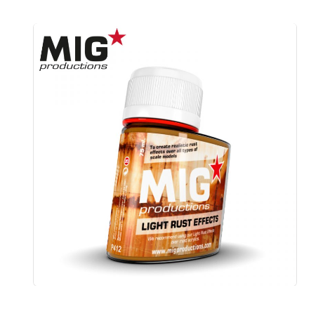 AK® MIG production Light Rust Effects P412