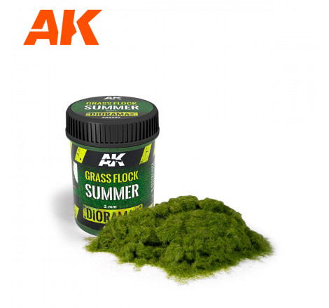 AK® Diorama Series Grass Flock Summer 2 mm AK8220