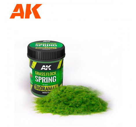 AK® Diorama Series Grass Flock Spring 2 mm AK8219