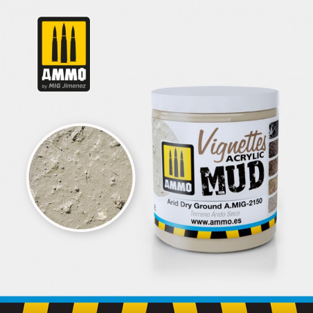 Ammo® Vignettes Acrylic - Mud Arid Dry Ground A.MIG-2150