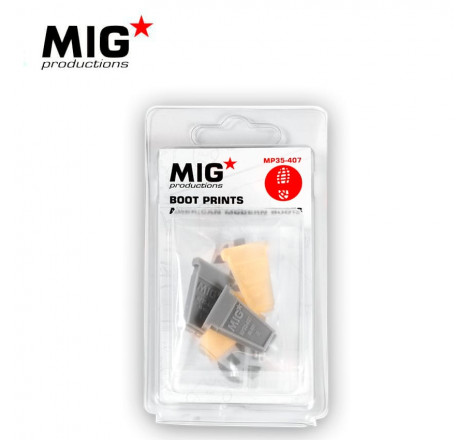 AK® MIG productions Empreintes de bottes US moderne 1:35 MP35-407