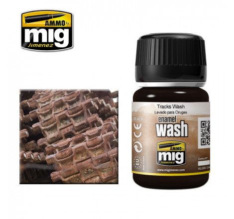Ammo® Wash enamel Tracks Wash référence A.MIG-1002