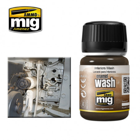 Ammo® Wash enamel Interiors Wash référence A.MIG-1003