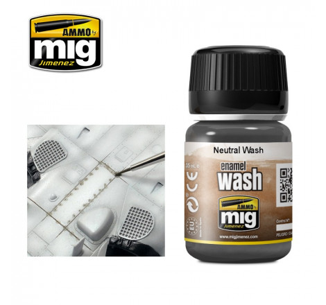 Ammo® Wash enamel Neutral Wash référence A.MIG-1010