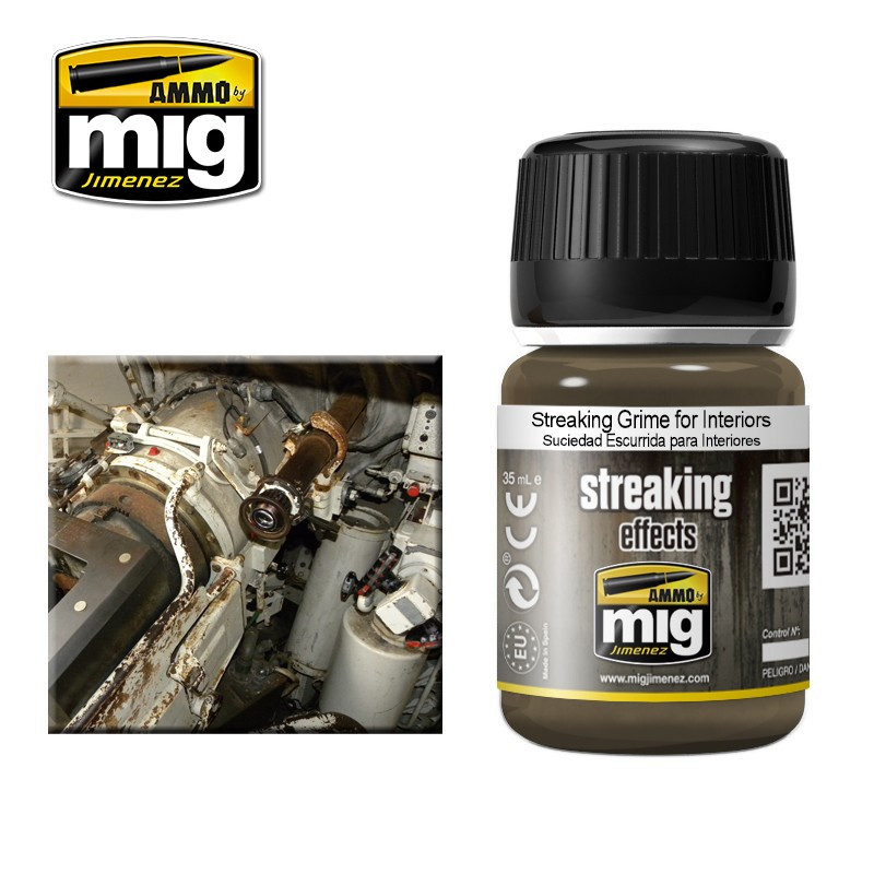 Ammo® Streaking Grime for Interiors référence A.MIG-1200