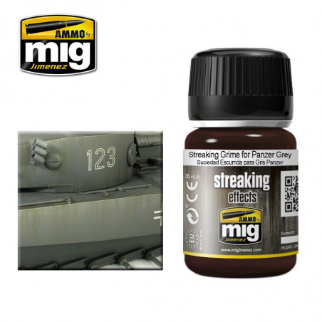 Ammo® Streaking Grime for Panzer Grey référence A.MIG-1202