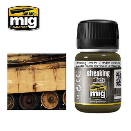 Ammo® Streaking Grime for US Modern Vehicles référence A.MIG-1207
