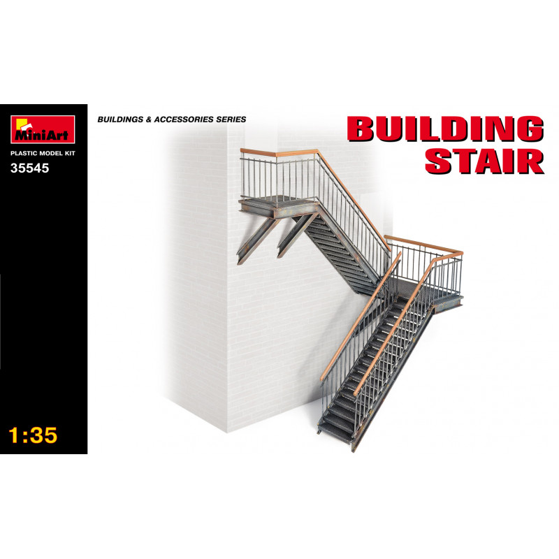 MiniArt® Escalier métallique 1:35 référence 35545