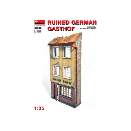MiniArt® Façade d'auberge allemande en ruine 1:35 référence 35538
