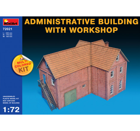 MiniArt® Bâtiment administratif avec atelier 1:72 référence 72021