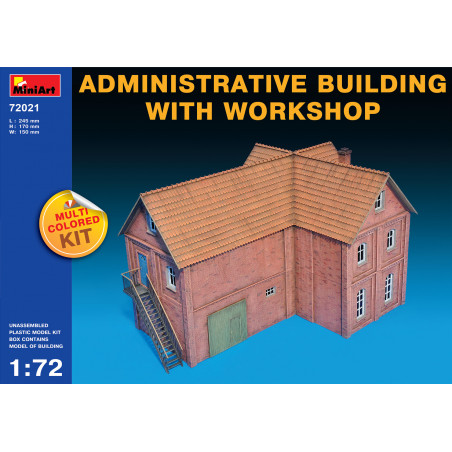 MiniArt® Bâtiment administratif avec atelier 1:72 référence 72021