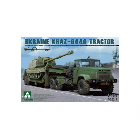 Takom® Maquette militaire Transport de char Ukrainien KRAZ-6446 + ChMZAP-5247G 1:35 référence 2019