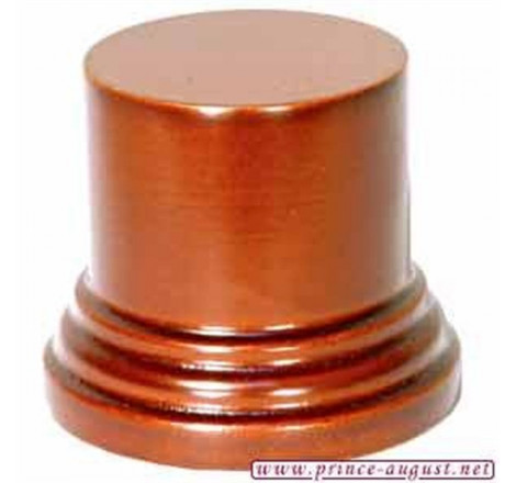 Prince August® Socle d'exposition rond noisette ⌀4.5 x H.5cm S021