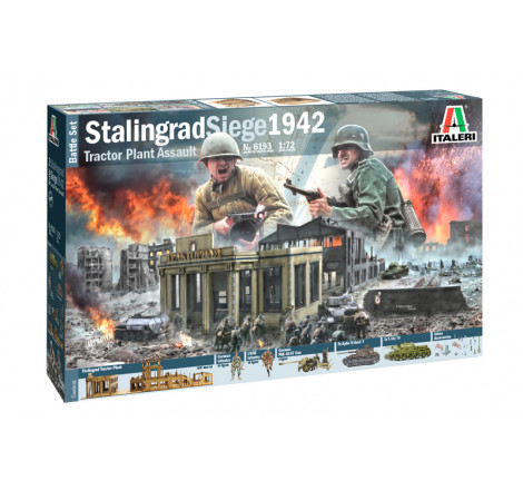 Italeri® Set diorama siège de Stalingrad 1942 1:72 référence i6193