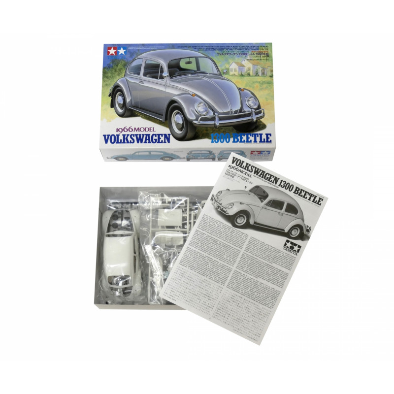 Tamiya® Maquette voiture Volkswagen 1300 Beetle (modèle 1966) 1:24 référence 24136