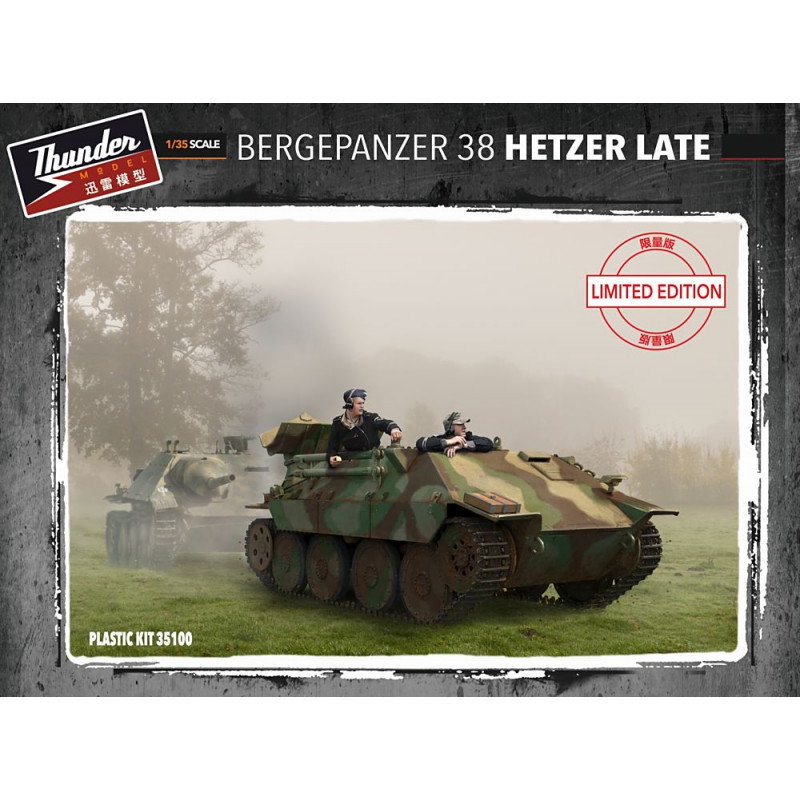 Thunder Model® Maquette militaire German Bergepanzer Hetzer late 1:35 référence 35100
