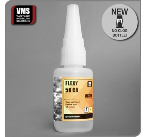 VMS® Colle Glue pour résine "Flexy 5K CA" 20g