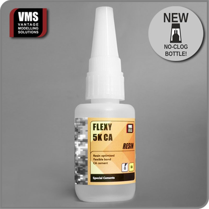 VMS® Colle Glue pour résine "Flexy 5K CA" 20g