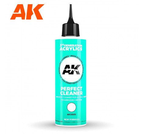 AK® Perfect cleaner 3rd Generation acrylics 250ml référence AK11505