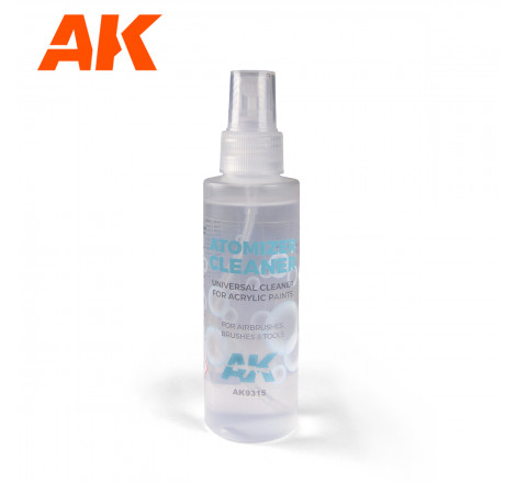 AK® Atomizer cleaner - Nettoyant universel acrylique 125ml référence AK9315