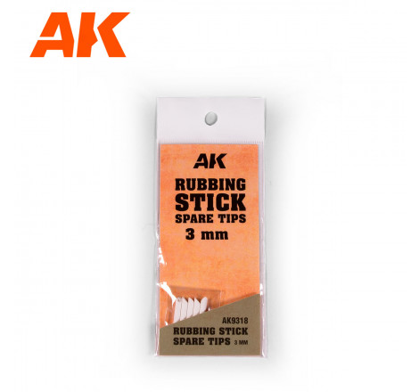 AK® Embouts de rechange rubbing stick 3 mm référence AK9318