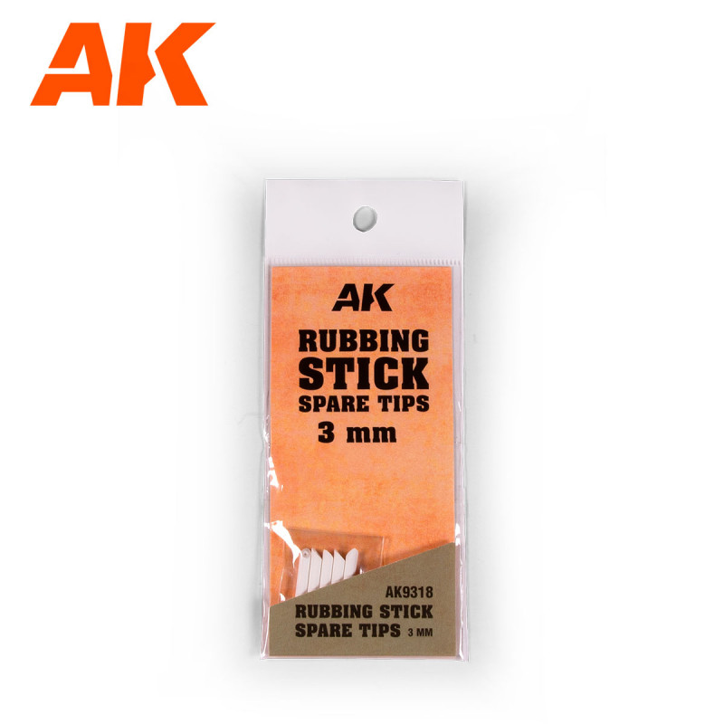 AK® Embouts de rechange rubbing stick 3 mm référence AK9318