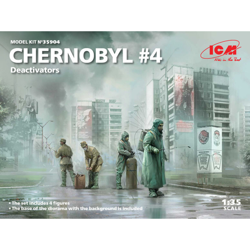 ICM® Figurines Tchernobyl set n°4 référence 35904