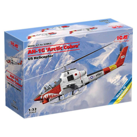 ICM® Maquette hélicoptère US AH-1G "Artic Cobra" 1:32 référence 32063