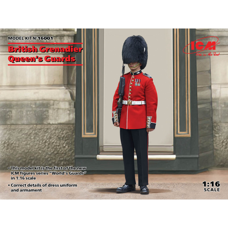 ICM® Figurine garde de la reine des grenadiers britanniques 1:16 référence 16001