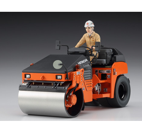 Hasegawa® Hitachi Vibratory Combined Roller 1:35 référence WM02