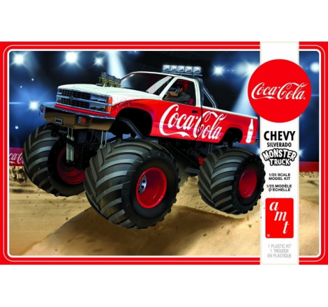 AMT® Maquette Chevy Silverado Monster Truck Coca Cola 1:25 référence AMT1184M/12