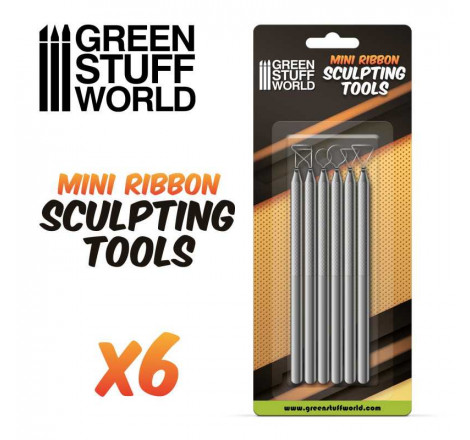 Green Stuff World® Outils de sculpture (6pcs)