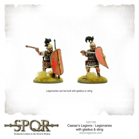 SPQR Caesar's Legions - Légionnaires romains avec glaive / fronde