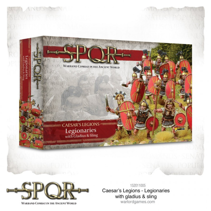 SPQR Caesar's Legions - Légionnaires romains avec glaive / fronde. Magasin Au petit bunker reims