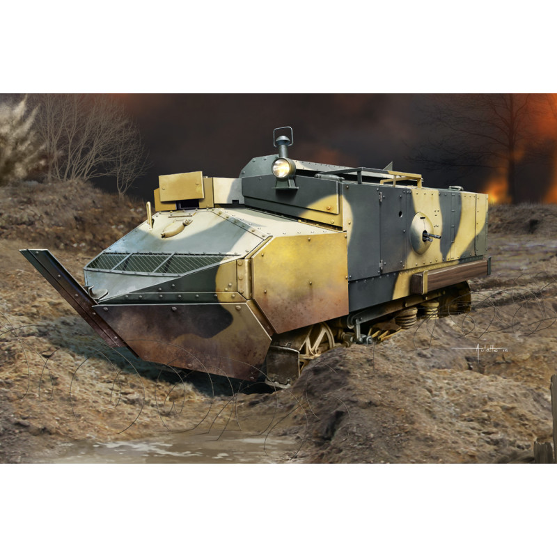 Hobby Boss® Maquette militaire char français Schneider CA - Armored 1:35 référence 83862
