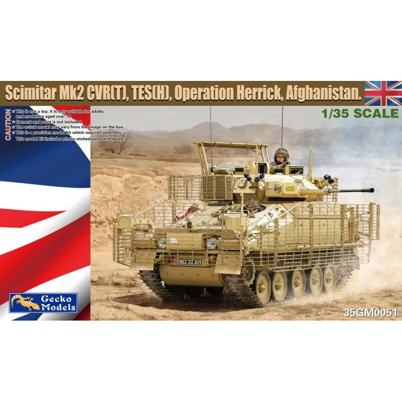 Gecko Models® Maquette militaire CVR(T) Scimitar Mk2, TES(H), Opération Herrick 1:35 référence 35GM0051