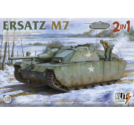 Takom® Maquette militaire Ersatz M7 (2en1) 1:35 référence 8007