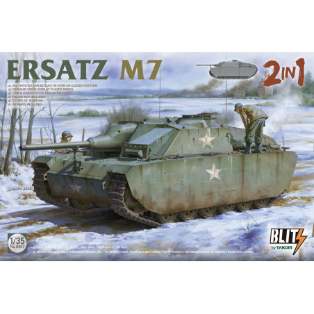 Takom® Maquette militaire Ersatz M7 (2en1) 1:35 référence 8007