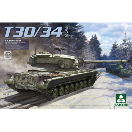 Takom® Maquette militaire T30/34 1:35 référence 2065