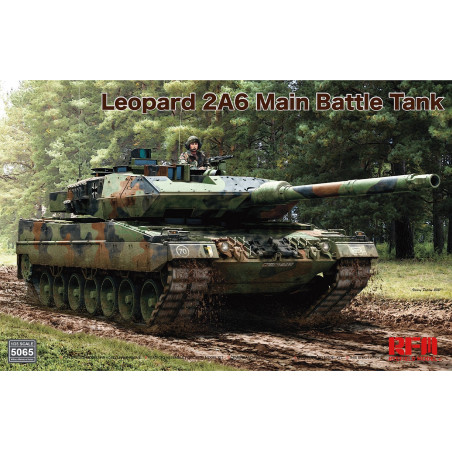 RFM® Maquette militaire char allemand Leopard 2A6 1:35 référence RM-5065