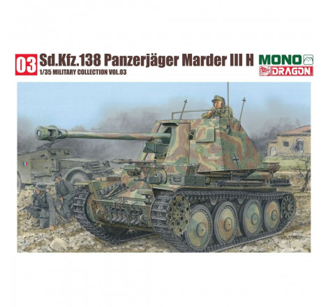 Dragon® Sd.Kfz.138 Panzerjäger Marder III Ausf.H + intérieur 1:35 référence MD003 : 4600